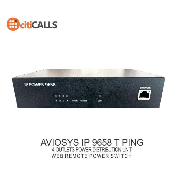 Aviosys IP9658T 9658 4 Port Network AC Web Power Switch Controller PING IP 9258