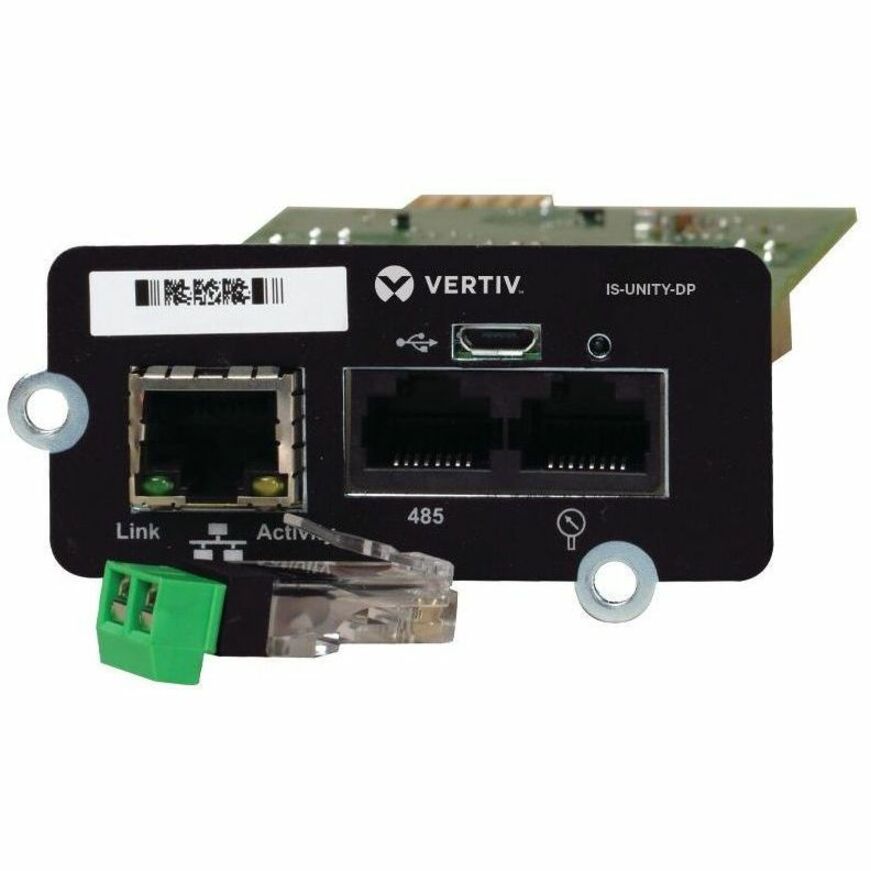 Vertiv IS-UNITY-DP Liebert IntelliSlot Unity-DP-Network Card