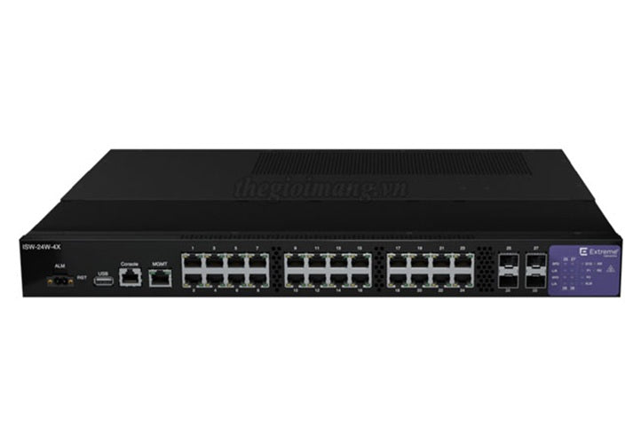 Extreme Networks ISW-24W-4X 28-Port ISW Industrial Ethernet Switch