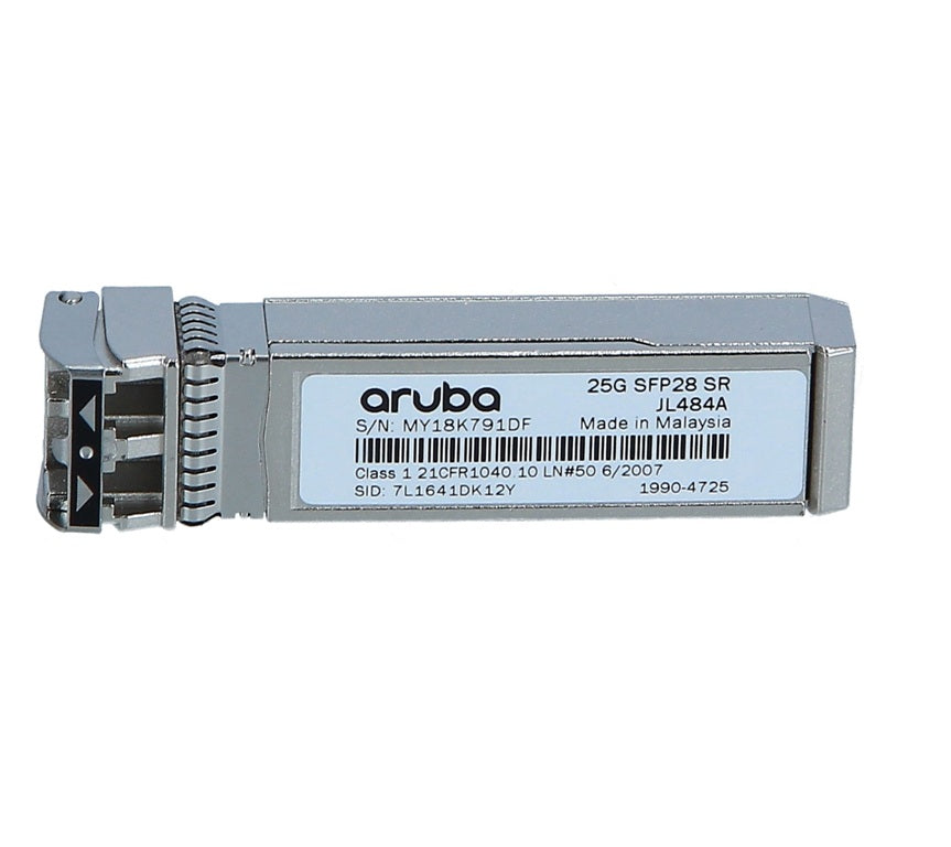 HPE JL484A Aruba 25G Sfp28 Lc Sr 100m Mmf Transceiver F/S