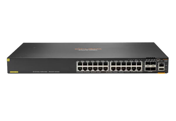 HPE JL725B#ABA Aruba 6200F 24G Class4 PoE 4SFP+ 370W Switch - Managed