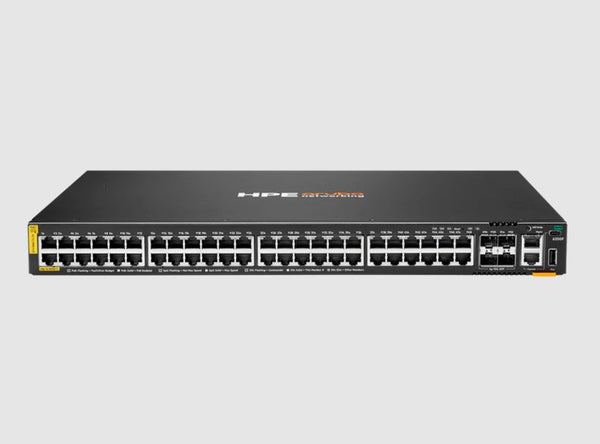 HPE JL728B#ABA Aruba CX 6200F 48G Class4 PoE 4SFP+ 740W Switch - 48 ports