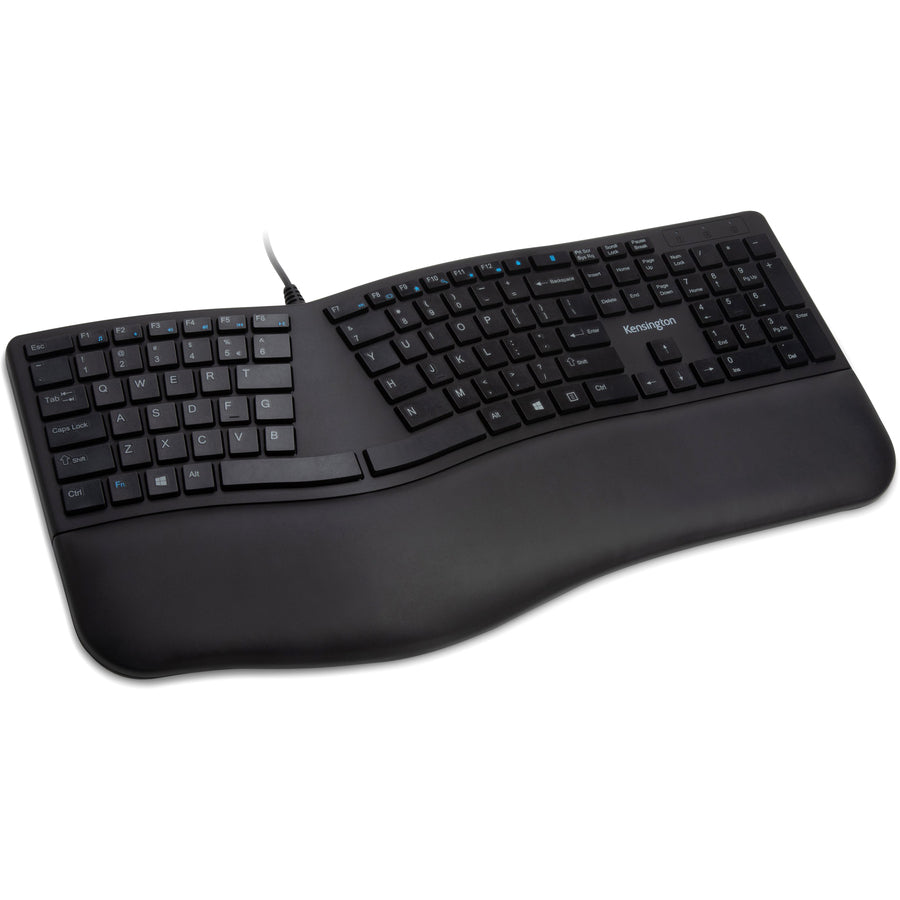 Kensington K75400US Pro Fit Ergo Wired Keyboard - USB Type A Interface