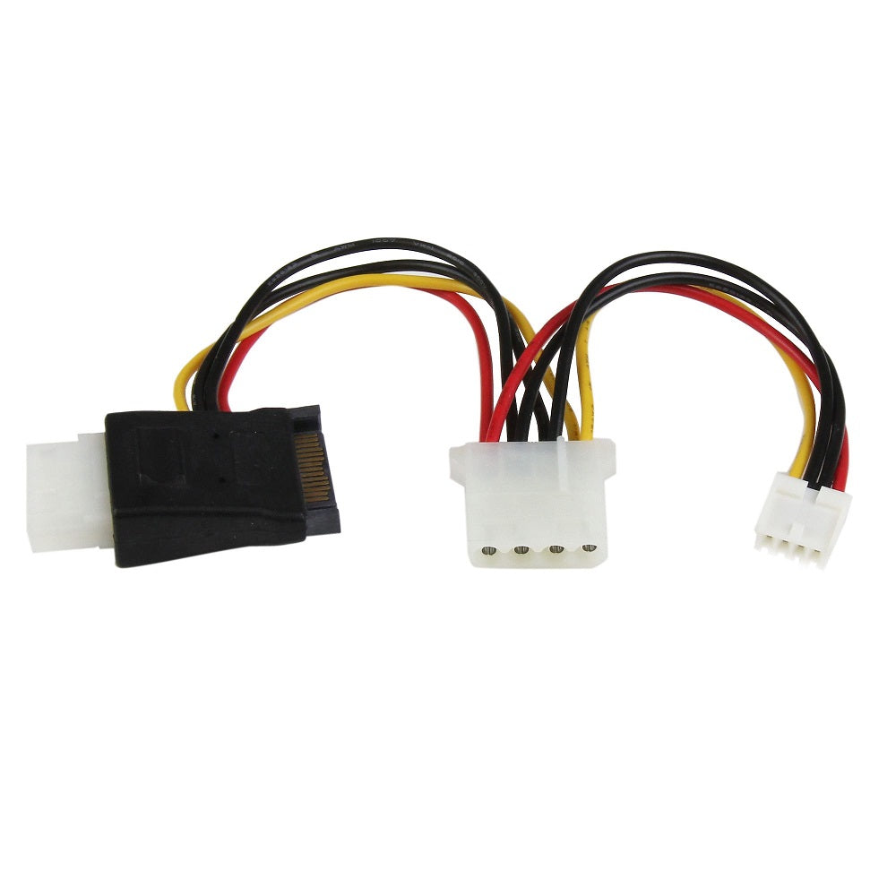 StarTech LP4SATAFMD LP4 to SATA Power Cable Adapter w/FDD Power F/F RTL