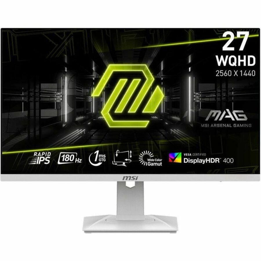 MSI MAG274QRFW 274QRFW 27" Class WQHD Rugged Gaming LCD Monitor - 16:9