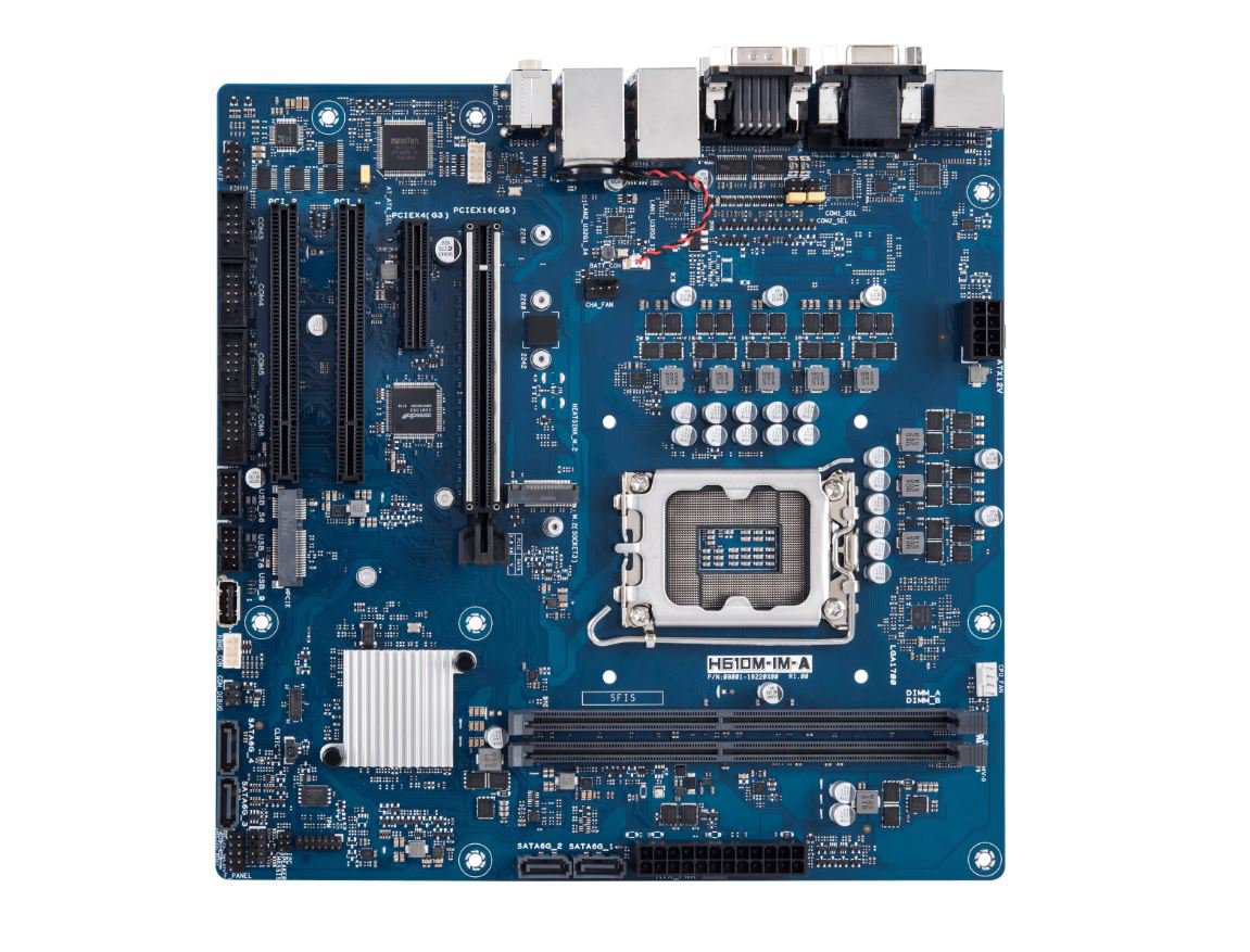 Asus H610M-IM-A Industrial MBD Intel LGA1700 DDR4 VGA DP HDI- G-Lan SATA M.2 USB