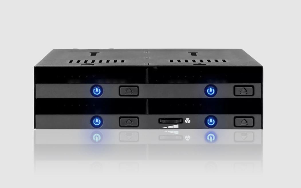 ICY DOCK MB014SP-B R1 4 Bay 2.5" SATA/SAS SSD/HDD Hot-Swap Docking Enclosure