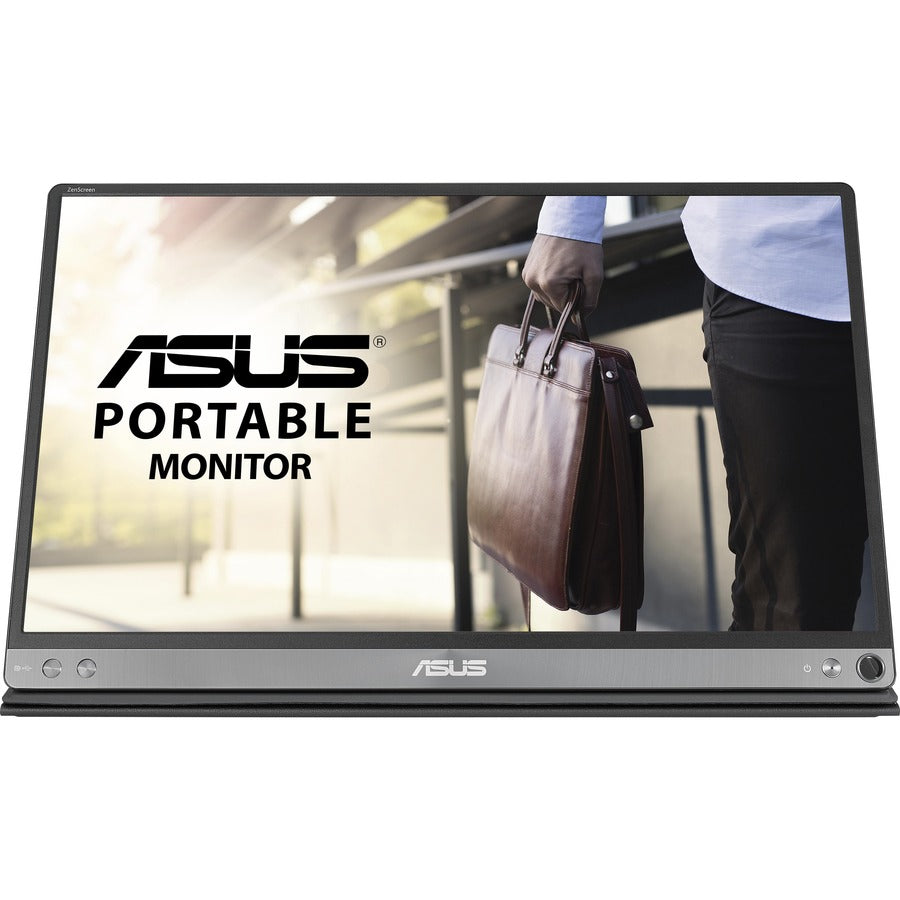 Asus MB16AC ZenScreen 16" Class Full HD LCD Monitor - 16:9 - Dark Gray, Black