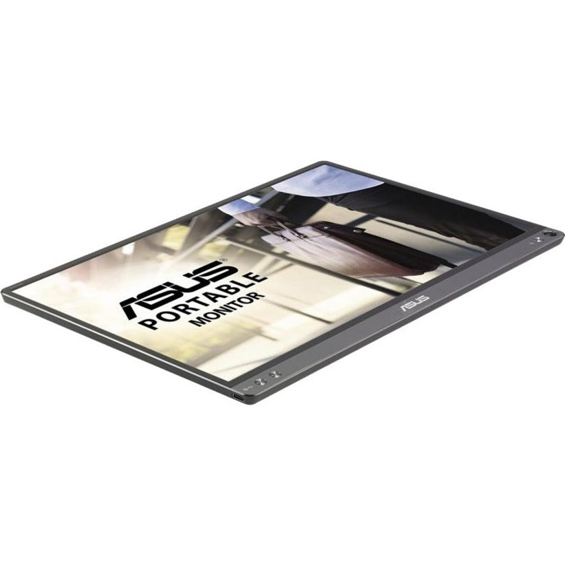 ASUS MB16AC ZenScreen 16" Class Full HD LCD Monitor - 16:9 - Dark Gray, Black