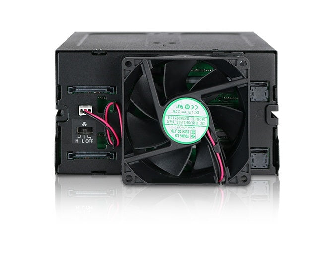 ICY DOCK MB508SP-B Case - Full Metal 8x2.5SATA SSD HDD Backplane Cage f 5.25Bay