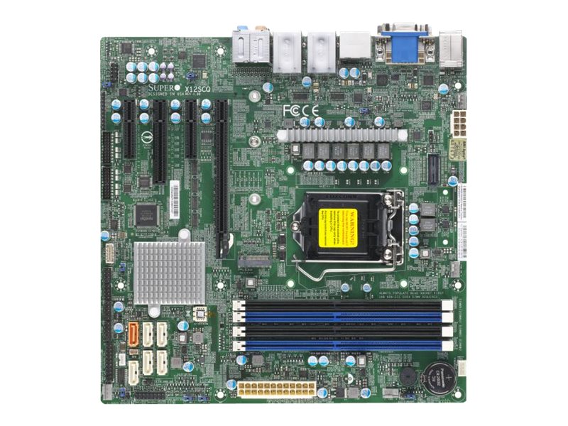 Supermicro MBD-X12SCQ-O X12SCQ - Motherboard - micro ATX - LGA1200 Socket