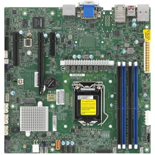 Supermicro MBD-X12SCZ-F-B Intel W480 LGA1200 Desktop mATX 4x DDR4 4x SATA G-ETH