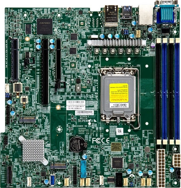Supermicro MBD-X13SCH-F-O Motherboard - C266 LGA1700 Max128GB DDR5 MicroATX