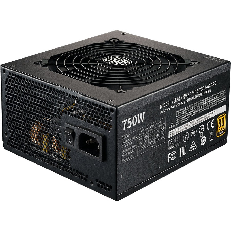 Cooler Master MPE7501AFAAGUS Full Modular 80 Plus Gold ATX Power Supply Unit