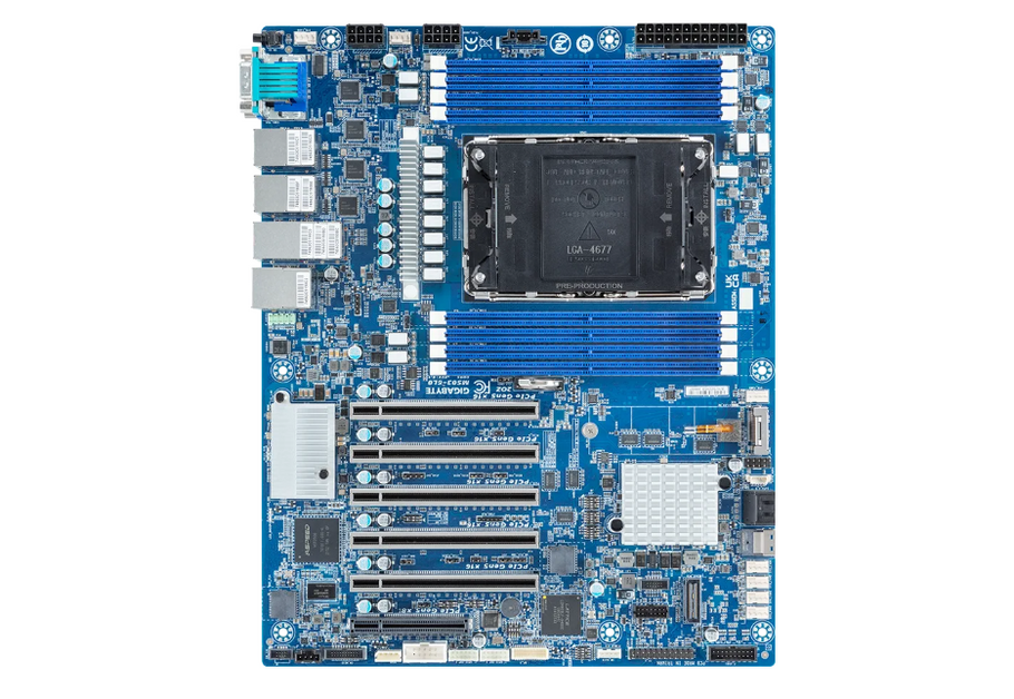 Gigabyte MS03-6L0 Motherboard - C741 Xeon LGA4677 Max128GB DDR5 ATX Brown Box