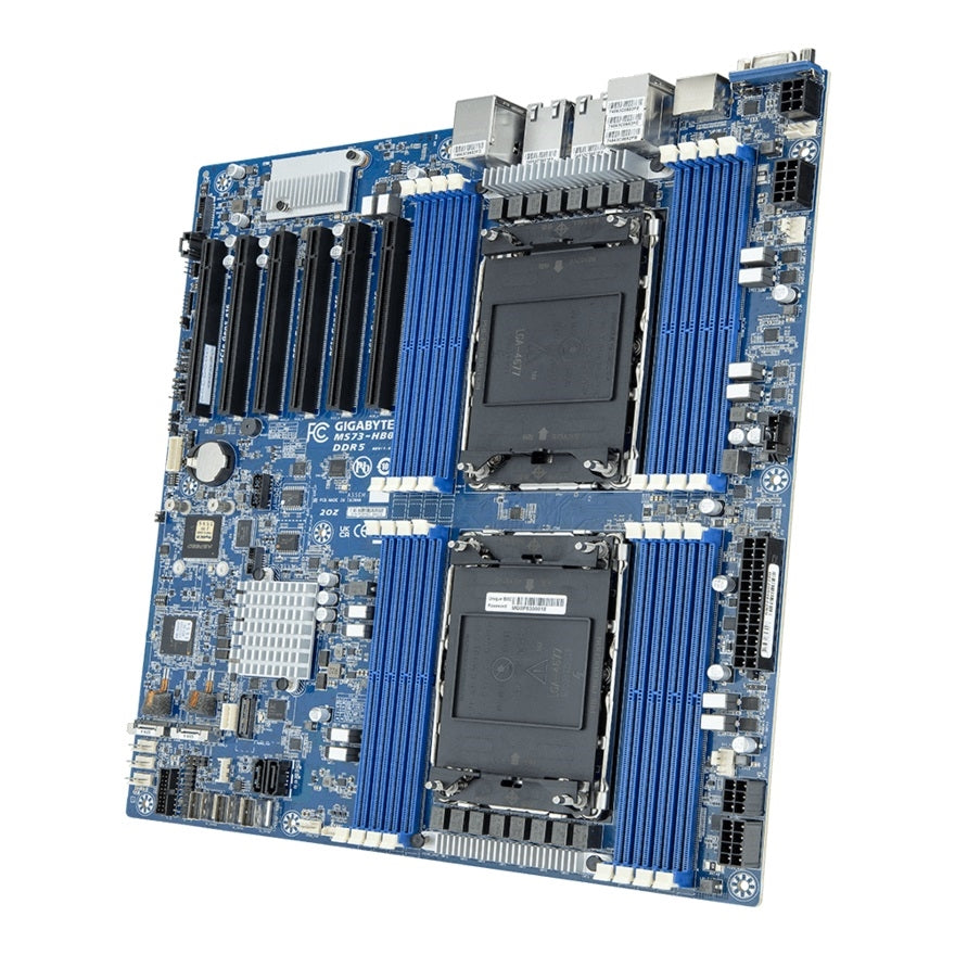 Gigabyte MS73-HB0 Motherboard - Emmitsburg LGA4677 Max128GB DDR5 EATX Brown Box