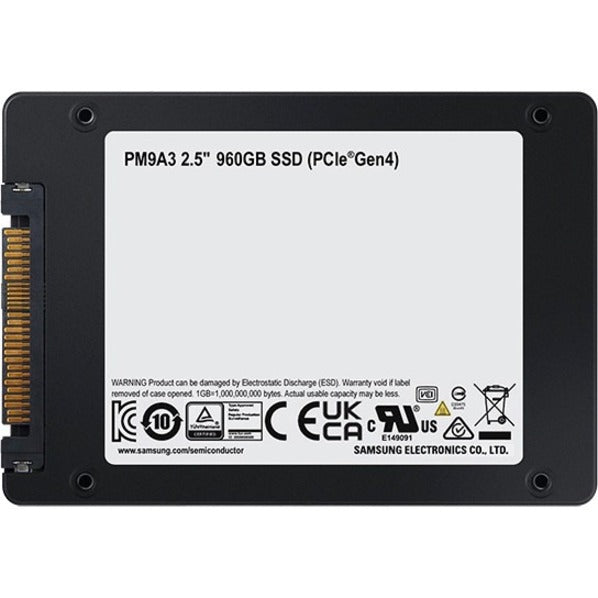 Samsung MZ-QL296000 PM9A3 960 GB Solid State Drive - 2.5" Internal