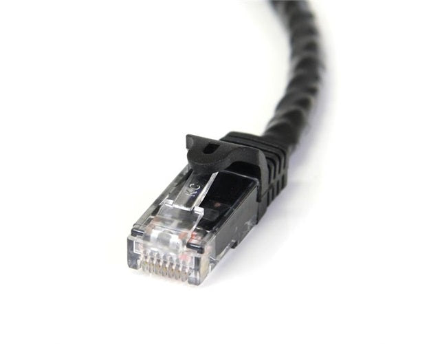 StarTech N6PATCH5BK 5ft GbE Snagless RJ45 UTP Cat6 Patch Cable BK RTL