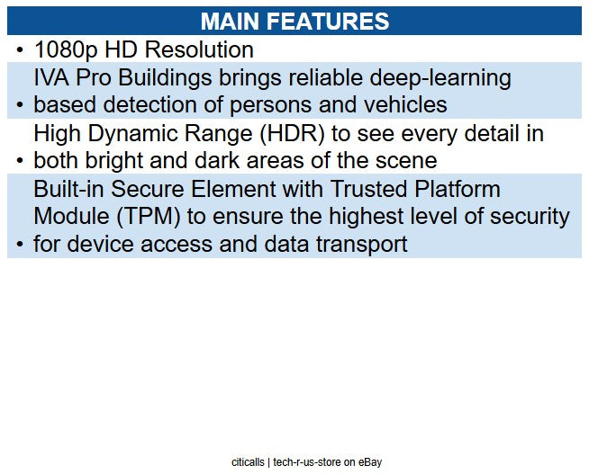 Bosch NDI-3702-AL FlexiDome 3100i Series 2MP Indoor IR Dome Camera with 3.3-10.2
