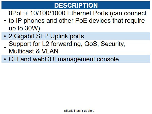 NEC NEC-B02014-F1007 QX-S1016GT-4G-PW- 16 x 1 Gigabit PoE port