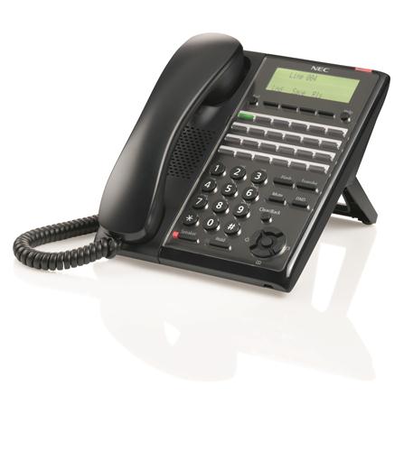 NEC NEC-BE117452 SL2100 Digital 24-Button Telephone (BK)