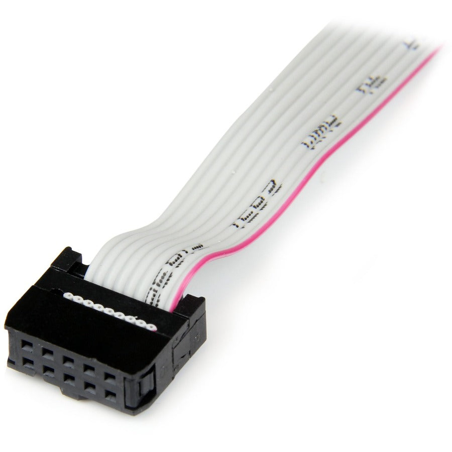 StarTech PLATE9M16 16inch 9 Serial to 10Pin Motherboard Header Slot Plate Retail