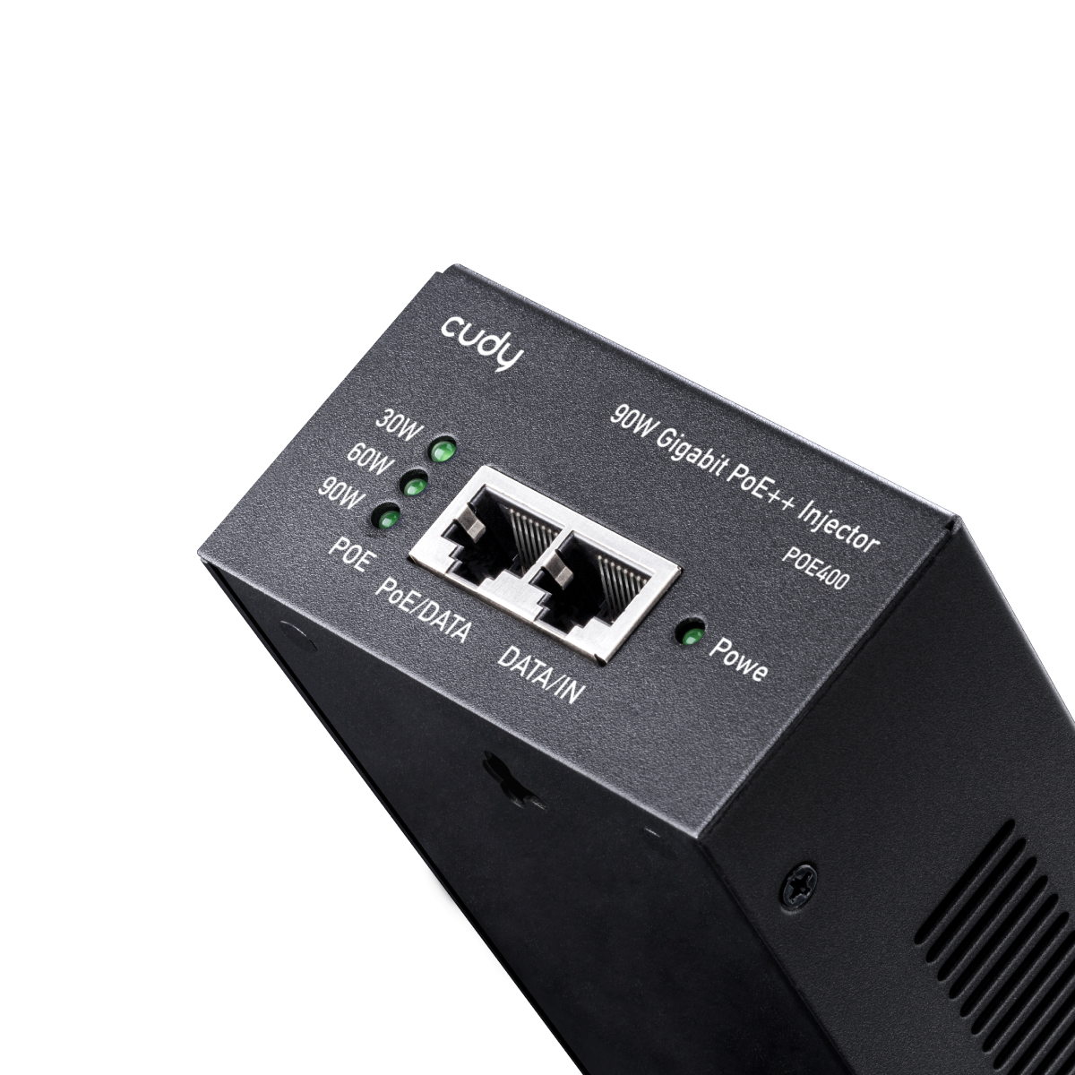 Cudy POE400 90W Gigabit PoE++ PoE+ PoE Injector Retail - Plug & Play - Black
