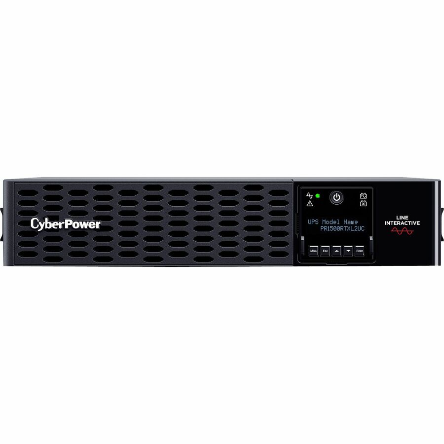 CyberPower PR1500RTXL2UC 1500VA Smart App Sinewave UPS System - Black