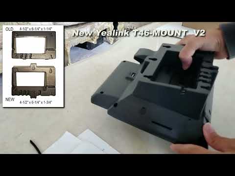 Yealink SIP-T46-MOUNT Wall Mount 330100000036 Bracket for T46G T46S T46U SureFit