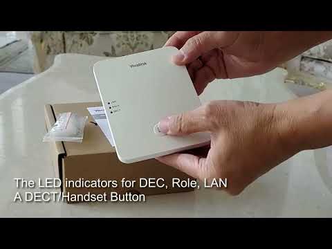 Yealink W80B DECT IP Multi Cell System Seamless Roaming & Stability