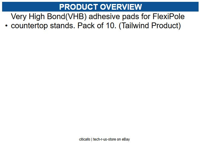 ENS PRT00201-10 Tailwind, Adhesive Bond Disc (vhb), Pack Of 10