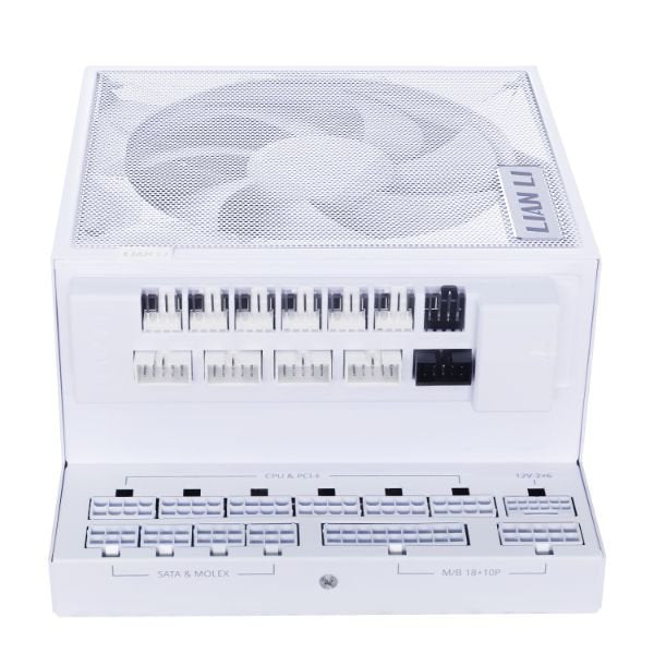 Lian Li EG1000G.WH 1000W Full Modular Power Supply w FAN HUB Gold L-Shape White