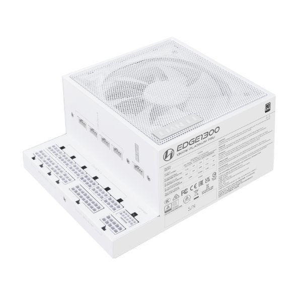 Lian Li EG1300WE.US 1300W Full Modular Power Supply 80 Plus Platinum L-Shape WHT