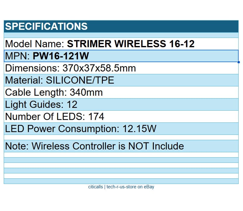 Lian Li PW16-121W Strimer Wireless 16 Pin Addressable RGB Power Extension Cable