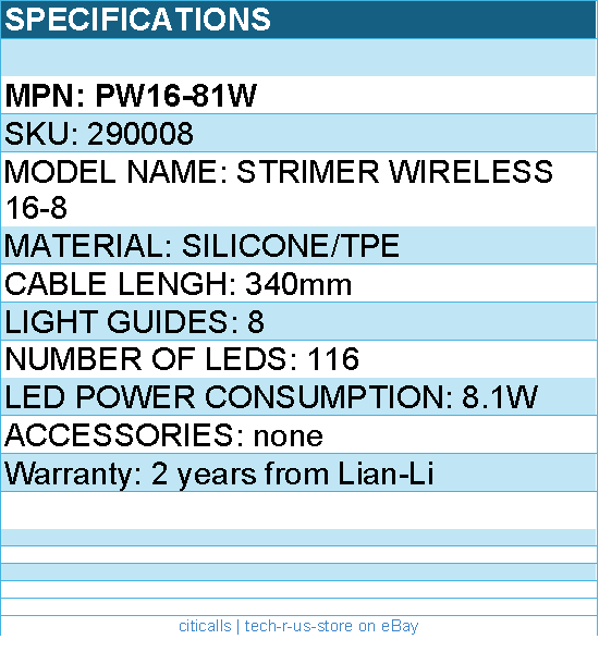 Lian-Li PW16-81W Cable - 12+4 pin to 12+4 pin cable Retail