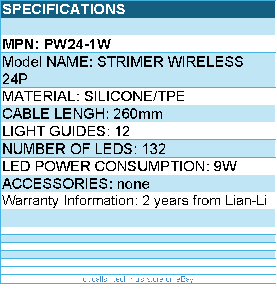 Lian-Li PW24-1W Cable - 24-pin PSU extension cable Retail