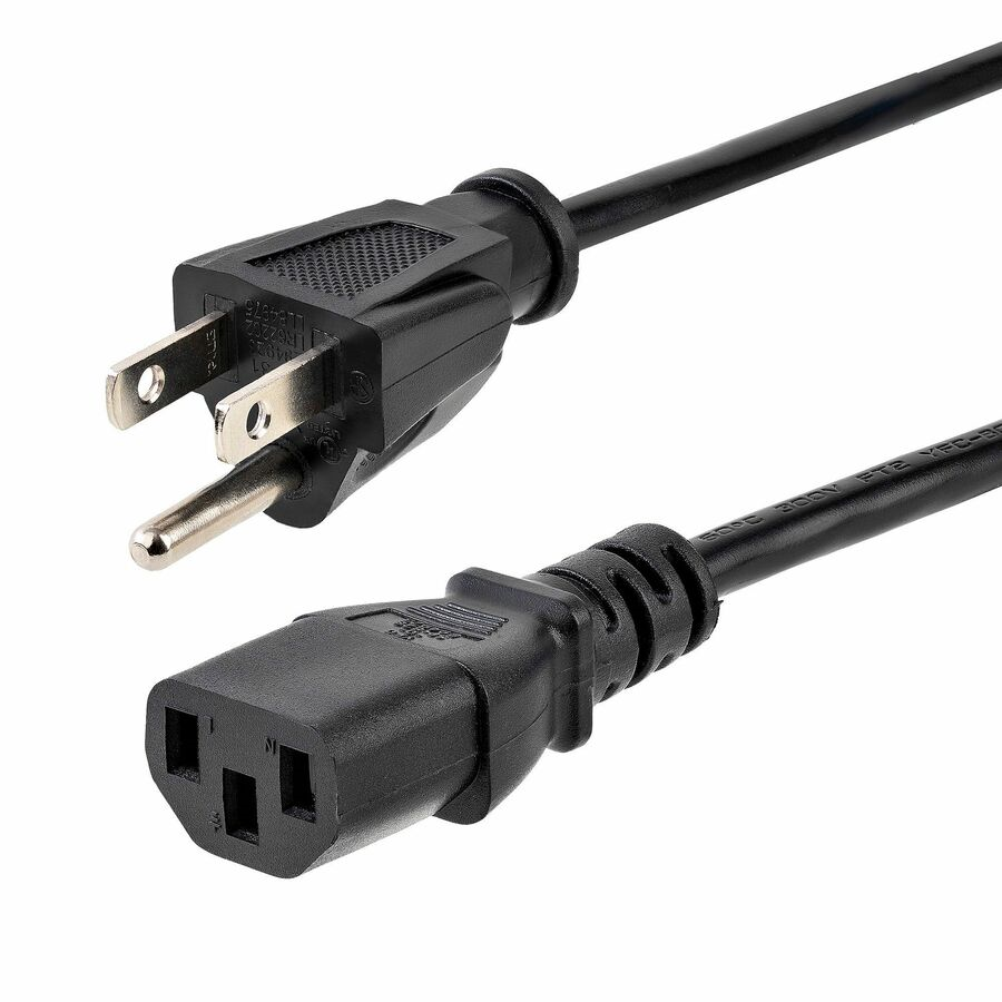 StarTech PXT101 6ft Standard Computer Power Cord - NEMA5-15P to C13 Retail