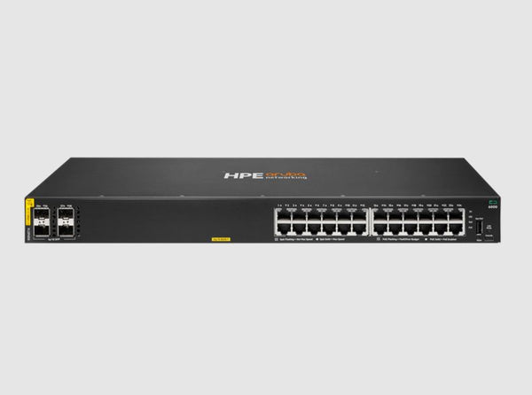 HPE R8N87A#ABA Aruba 6000 24G Class4 PoE 4SFP 370W Switch - 24 Ports