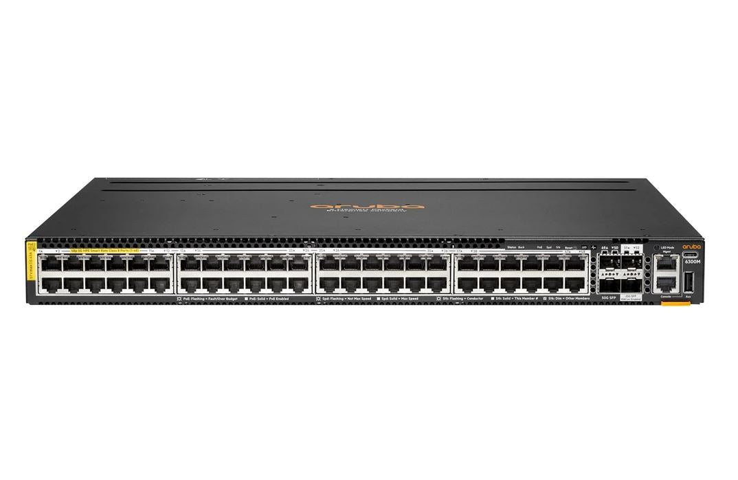 HPE R8S90A Aruba 6300m Switch - L3 - Managed - 48 Ports - Rack-mountable