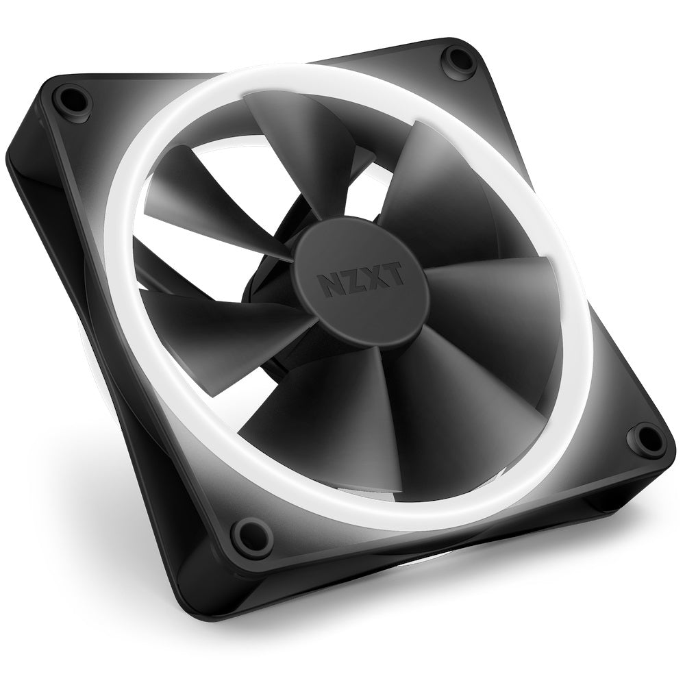NZXT RF-D12TF-B1 F120 RGB DUO 3x120mm Fan - FDB 4-pin PWM Black Retail