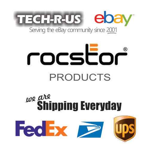 Rocstor Y10C133-B1 Laptop Lock Security Cable with (2) Keys 6ft Retail