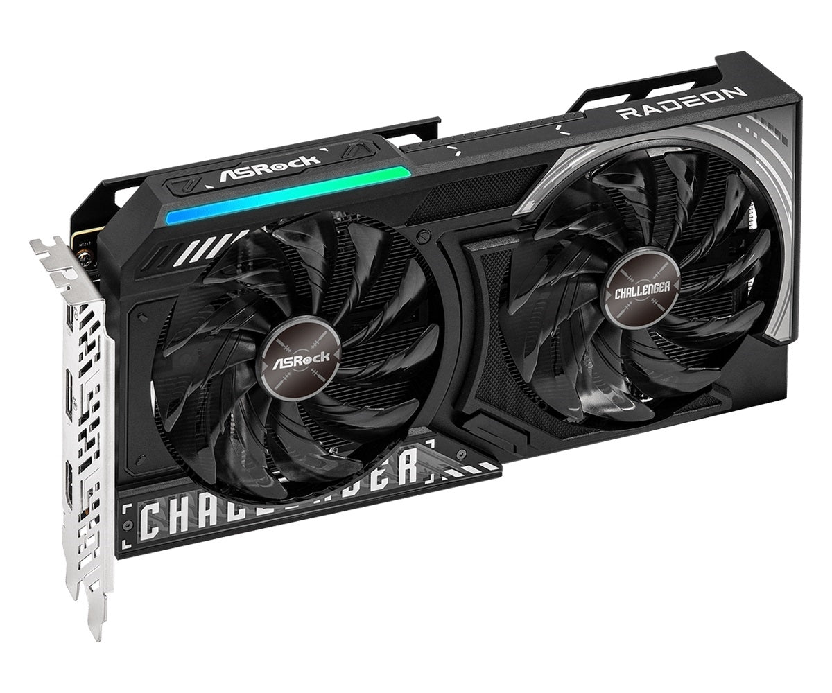 ASRock RX9060XT CL 8GO Video Card -AMD Radeon RX 9060 XT Challenger 8GB OC GDDR6