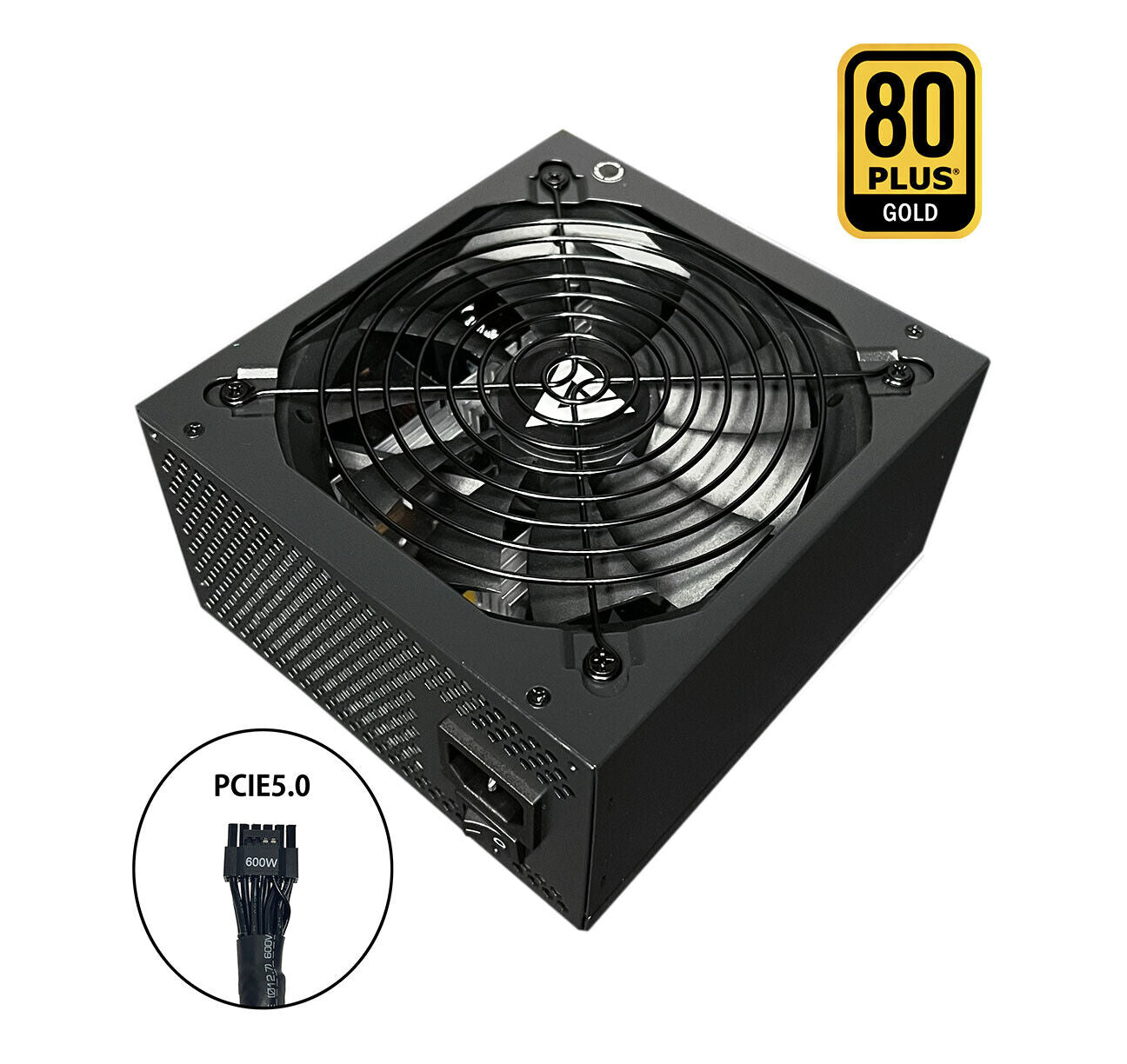 Apevia ATX-PR850W PCIE5.0 850W Power Supply ATX12V 2.3 AC 115 230V cosmic black