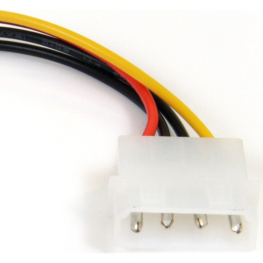 StarTech SATAPOWADAPR 6inch 4 Pin Molex to Right Angle SATA Power Adapter RTL