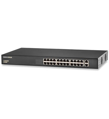 SIGNAMAX CONNECTIVITY SIG-FO-SC10030 C-100 24 Port Fast Ethernet PoEplus Lite