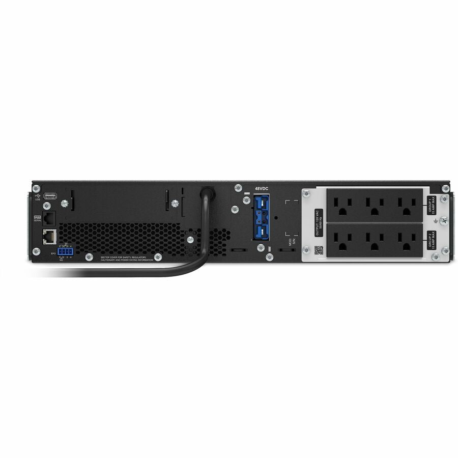 APC SRT1500RMXLA-NC Smart-UPS On-Line, 1500VA, Rackmount 2U, 120V