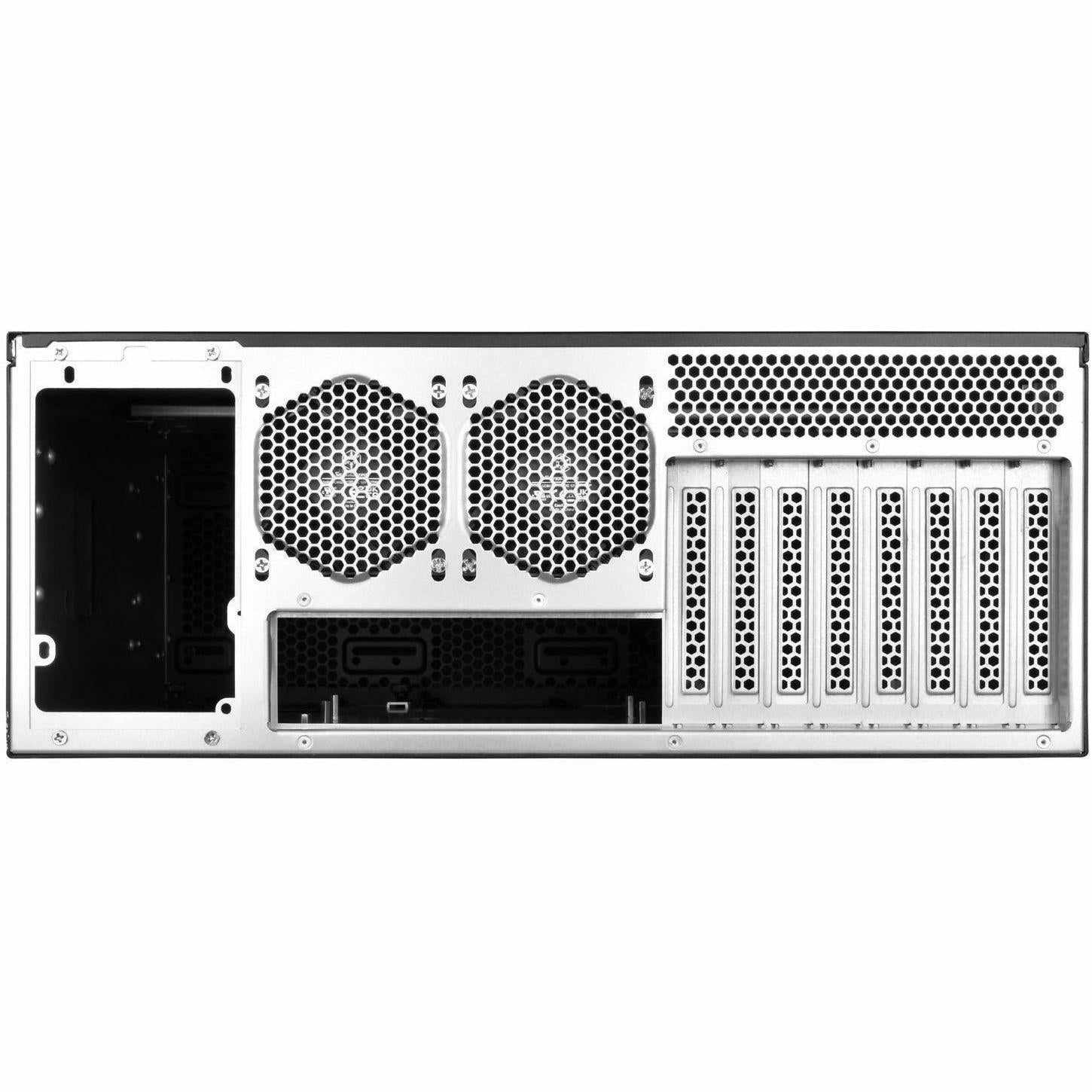 SilverStone SST-RM44 4U RackMount Server ATX Chassis Liquid Cooling Comp 4x 2.5"