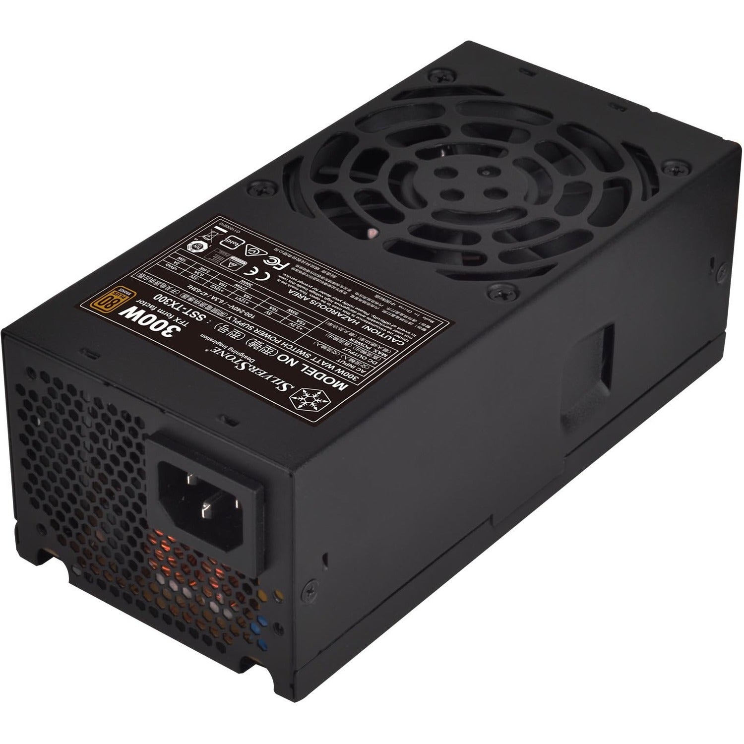 SilverStone SST-TX300 TFX ATX Power Supply 80+ Bronze PCIE 6Pin Active PFC Black