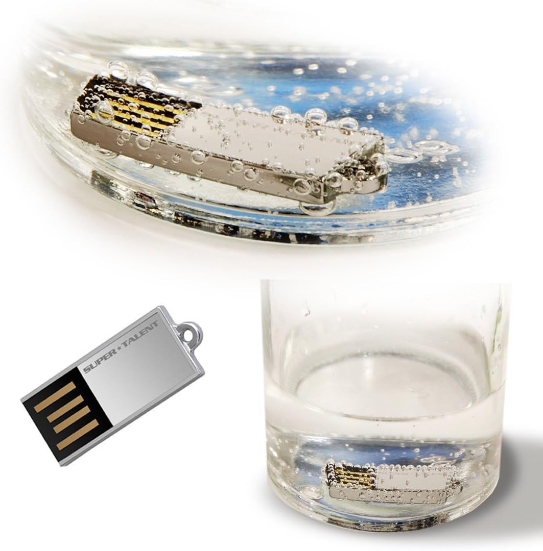 Super Talent STU16GPCS Pico Series C - USB flash drive - 16 GB - USB 2.0 -chrome