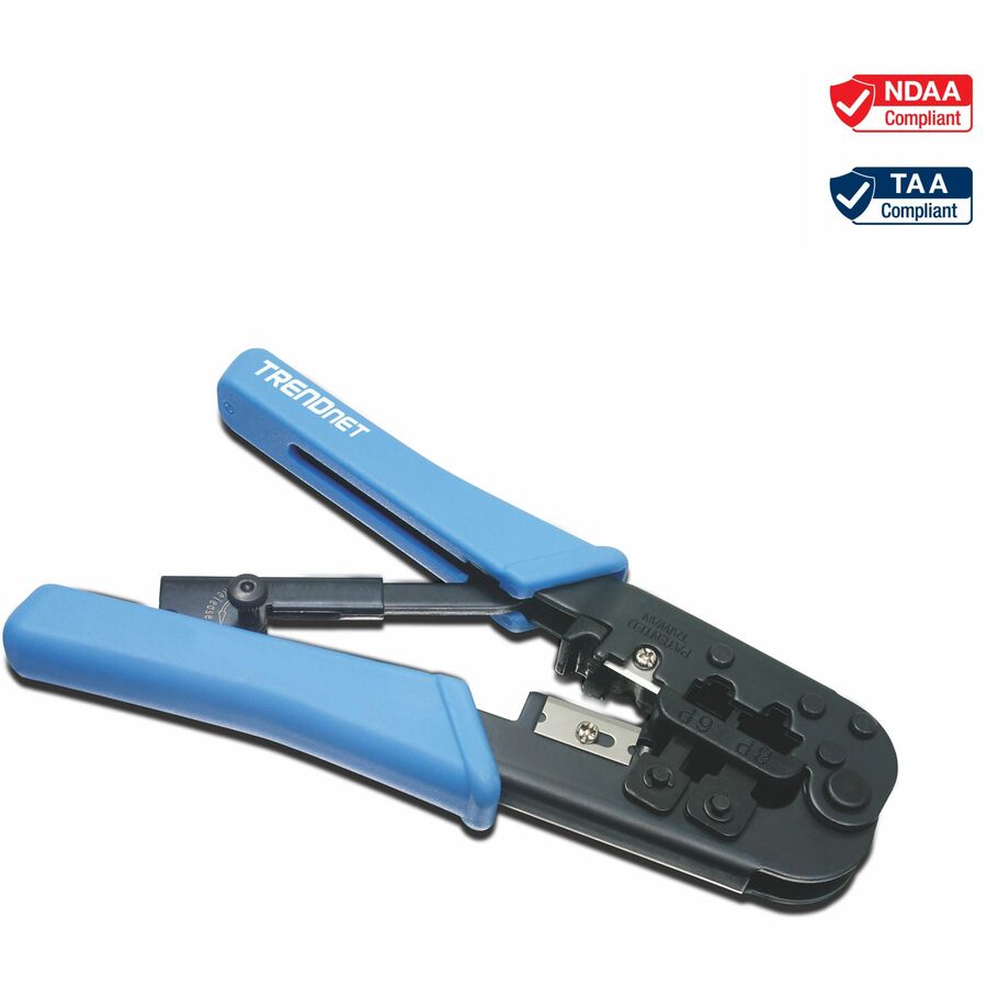 TRENDnet TCCT68 Crimping Tool, Crimp, Cut, And Strip Tool, For Any Ethernet